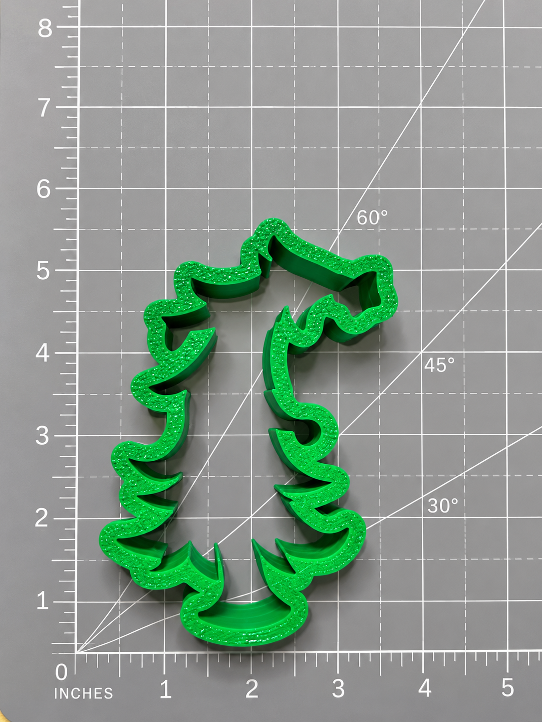 Grinch Whoville Inspired Leaning Christmas Tree Cookie Cutter, Christmas Cookie