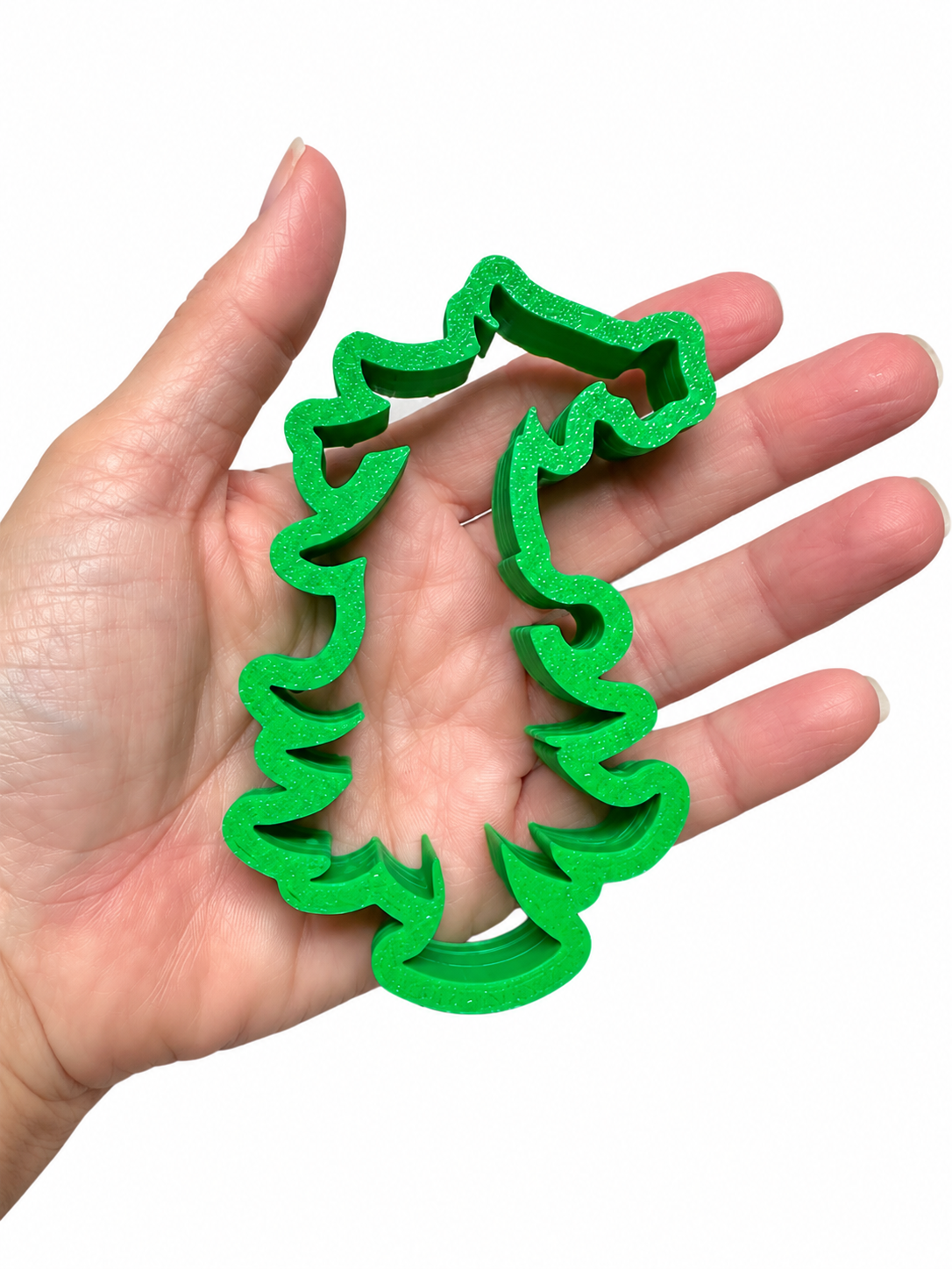 Grinch Whoville Inspired Leaning Christmas Tree Cookie Cutter, Christmas Cookie