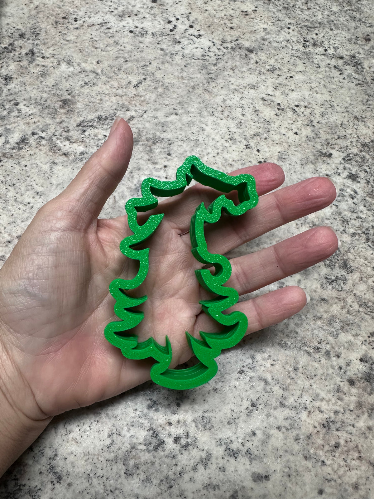 Grinch Whoville Inspired Leaning Christmas Tree Cookie Cutter, Christmas Cookie