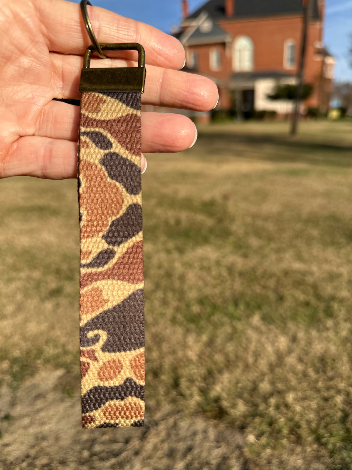 Duck Camo Key Fob Wristlet, Old School Duck Camo, Keychain Wristlet, Camo Wrist Lanyard